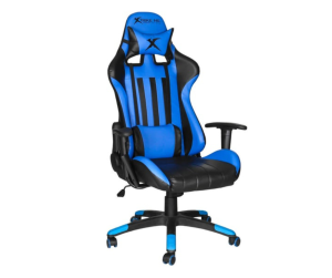 SILLA GAMER XTRIKE-ME RACING NEGRO/AZUL GC-905