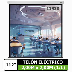 Telon Electrico Premium DINON 2.00 X 2.00 112" 11930
