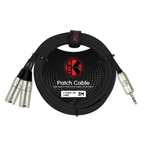 Cable Miniplug 3.5 – 2Xlr Macho 1M Y-370Prl KIRLIN