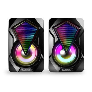PARLANTES GAMER RGB PARA PC TARGA DIAMOND X