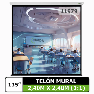 Telon Mural DINON 2.40 X 2.40 135" 11979