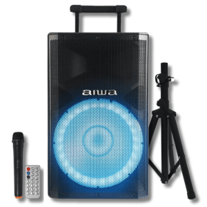 Parlante Karaoke 12" con Atril Aiwa Awtsp12k