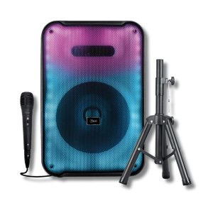 Parlante Bluetooth Flaming Ambiglow 12″ con Atril Mlab 9481