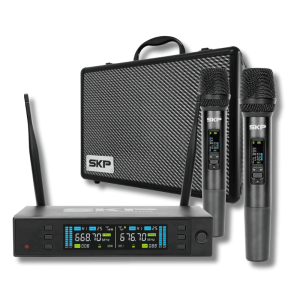 Sistema Micrófono Inalámbrico Doble Skp Clarity 2